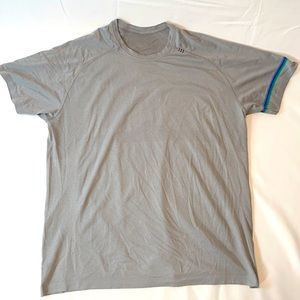 Unique Lululemon Metal Vent Tech Gray/Stripe XXL